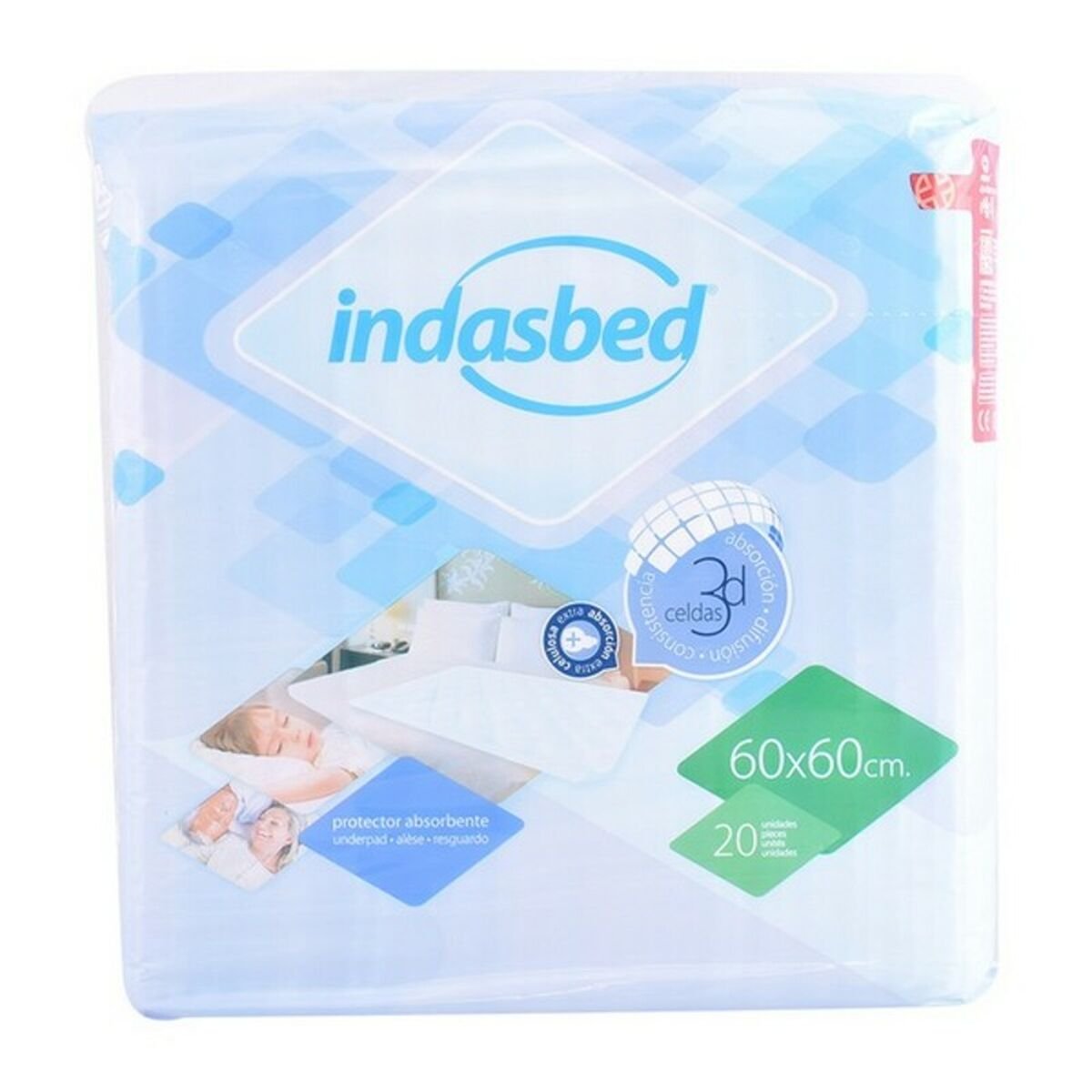 Incontinence Protector Indasbed Indasec 20 Units - JOSEPH BEAUTY