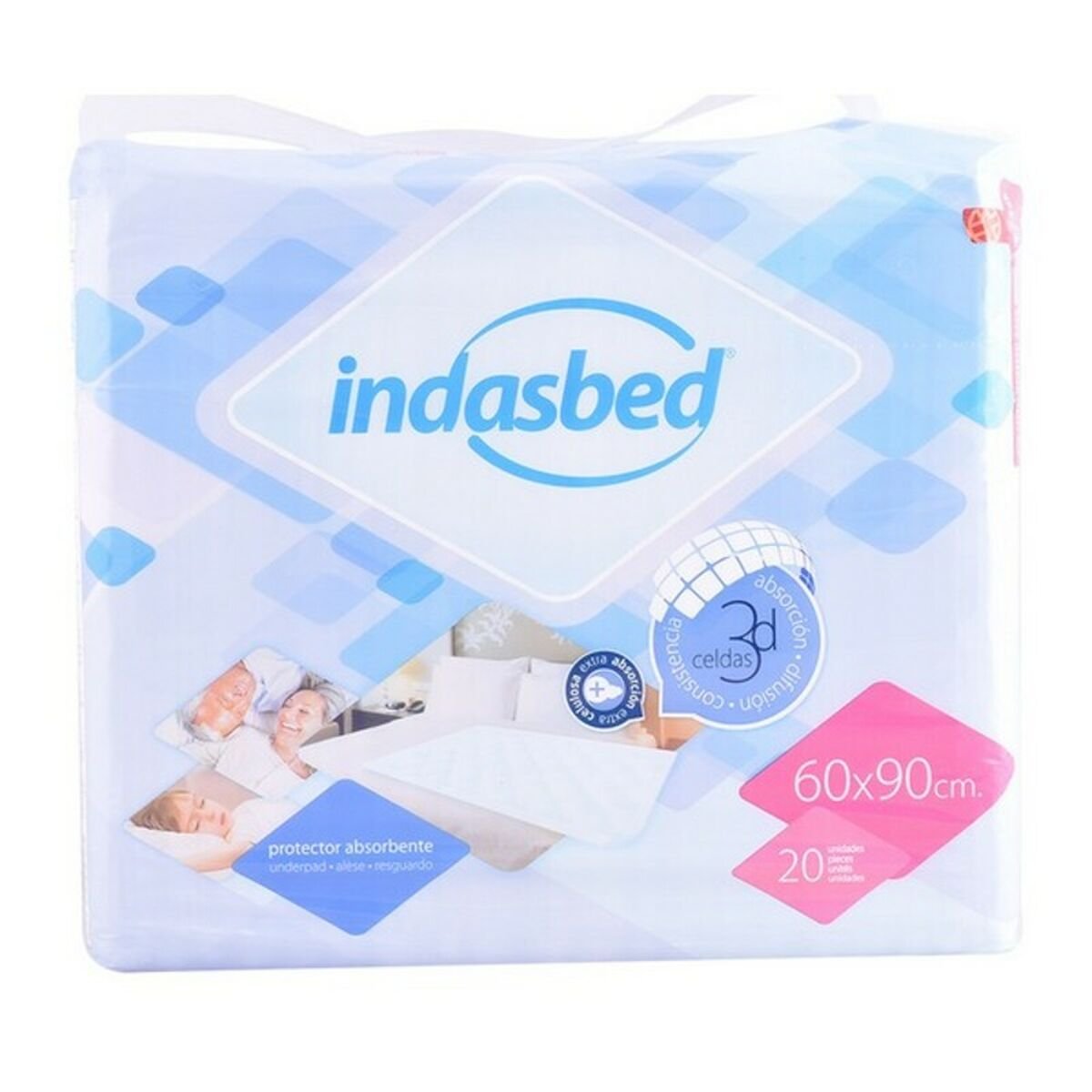 Incontinence Protector Indasbed Indasec 20 Units - JOSEPH BEAUTY