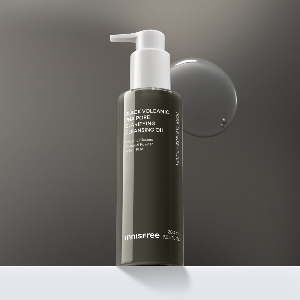 innisfree Black Volcanic PHA Pore Cleansing Oil 200ml