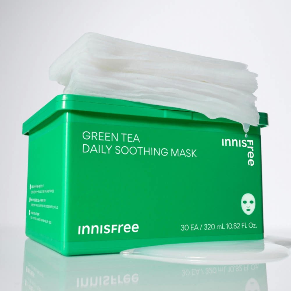 innisfree Green Tea Daily Soothing Mask 320ml/30ea - JOSEPH BEAUTY