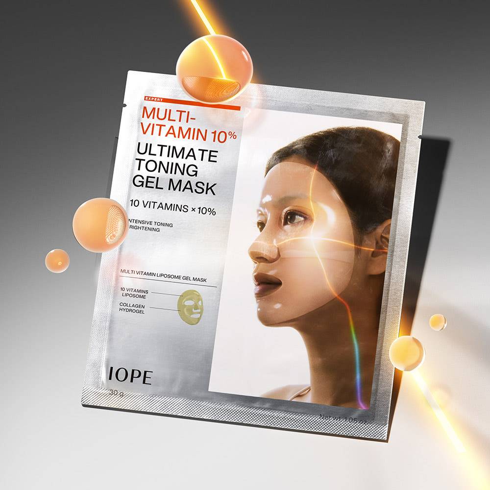 IOPE Multi Vitamin 10% Ultimate Toning Gel Mask 30g X 5ea
