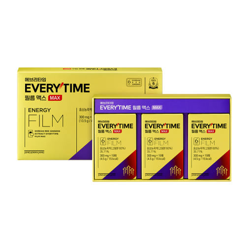 [Jung Kwan Jang] Korean Red Ginseng Extract Every Time FILM MAX (300mg*45Sheets)