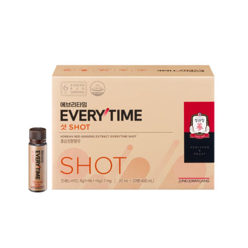 [Jung Kwan Jang] Korean Red Ginseng Extract EVERY TIME SHOT 20ml*20ea