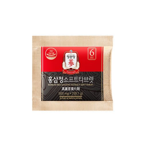 [Jung Kwan Jang] Korean Red Ginseng Extract SOFT TABLET 500mg*60ea(30g) - JOSEPH BEAUTY