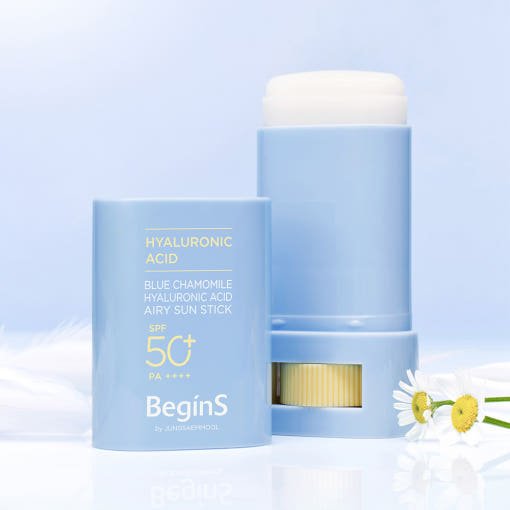 JUNGSAEMMOOL Blue Chamomile Hyaluronic Acid Airy Stick SPF50+ PA++++ 15g - JOSEPH BEAUTY