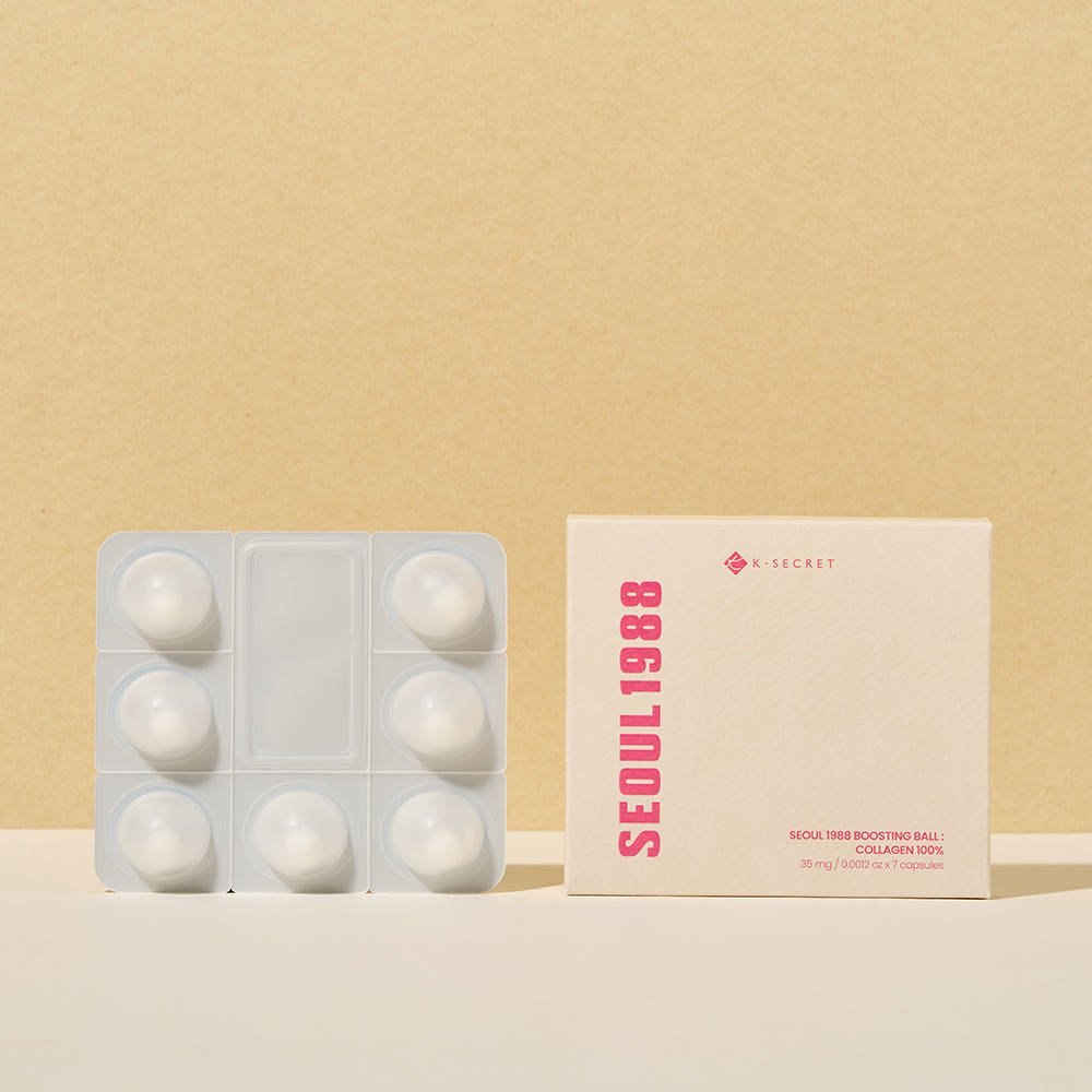 K - SECRET SEOUL 1988 BOOSTING BALL : COLLAGEN 100% 35mg X 7ea - JOSEPH BEAUTY