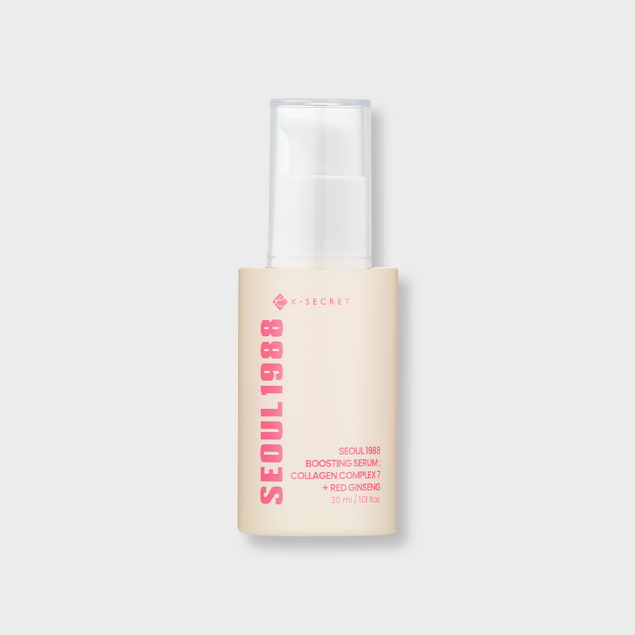 K-SECRET SEOUL 1988 BOOSTING SERUM : COLLAGEN COMPLEX 7 + RED GINSENG 30ml