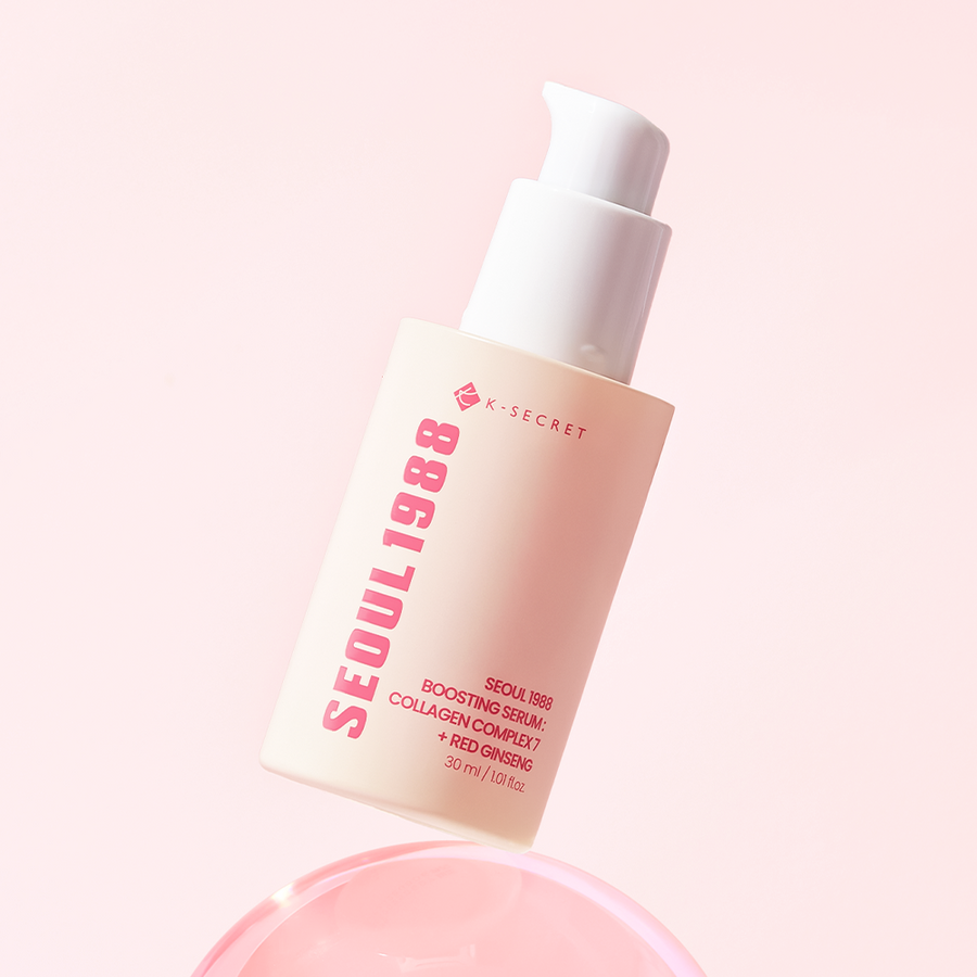 K-SECRET SEOUL 1988 BOOSTING SERUM : COLLAGEN COMPLEX 7 + RED GINSENG 30ml
