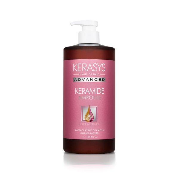 Kerasys Advanced Keramide Ampoule Damage Clinic Shampoo 1L - JOSEPH BEAUTY
