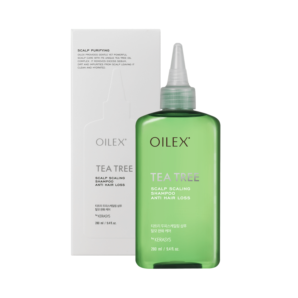 Kerasys Oilex Tea Tree Scaling Shampoo 280ml - JOSEPH BEAUTY