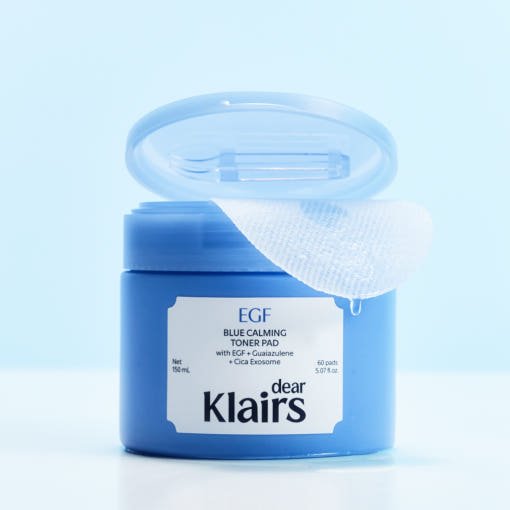 KLAIRS EGF Blue Calming Toner Pad 150ml/60ea - JOSEPH BEAUTY