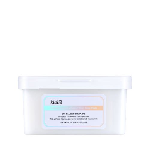 KLAIRS Freshly Juiced Vitamin Skin Prep Pads 290ml/80ea - JOSEPH BEAUTY