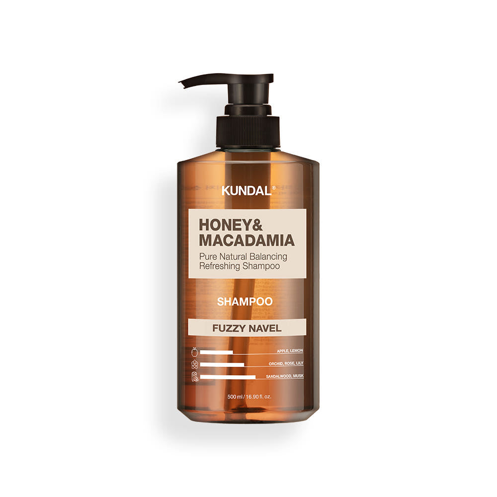 KUNDAL HONEY&MACADAMIA Pure Natural Balancing Refreshing Shampoo 500ml #FUZZY NAVEL