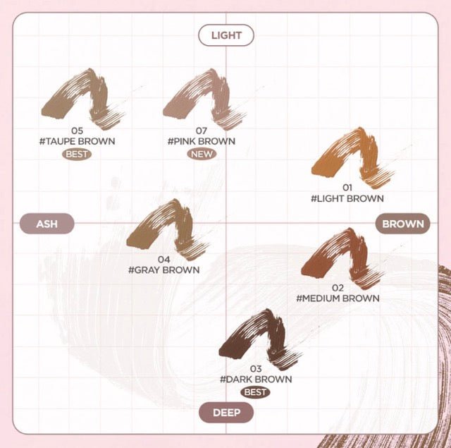 lilybyred Skinny Mes Brow Mascara 3.5g (6colors) - JOSEPH BEAUTY