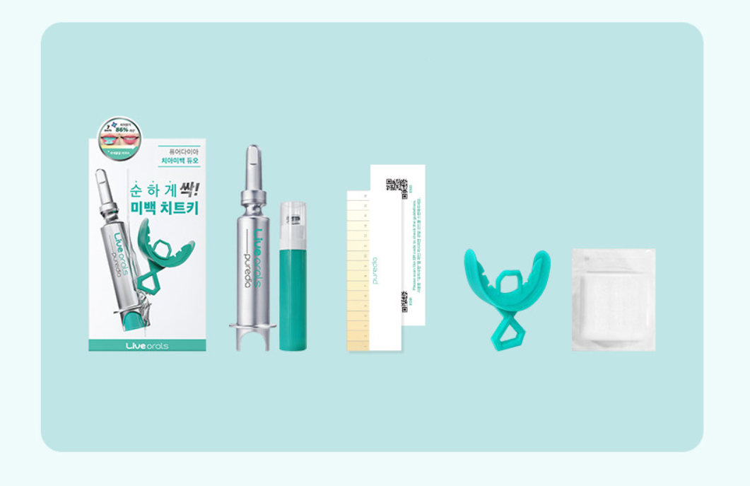 [Live orals] PureDia Teeth Whitening Kit