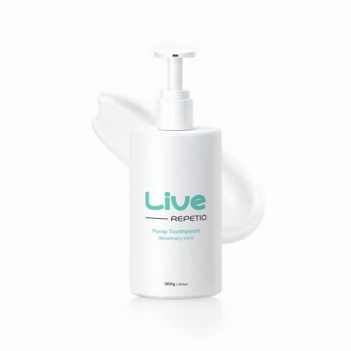 [Live orals] Repetio Pumping Toothpaste (Rosemary Mint) 300g - JOSEPH BEAUTY