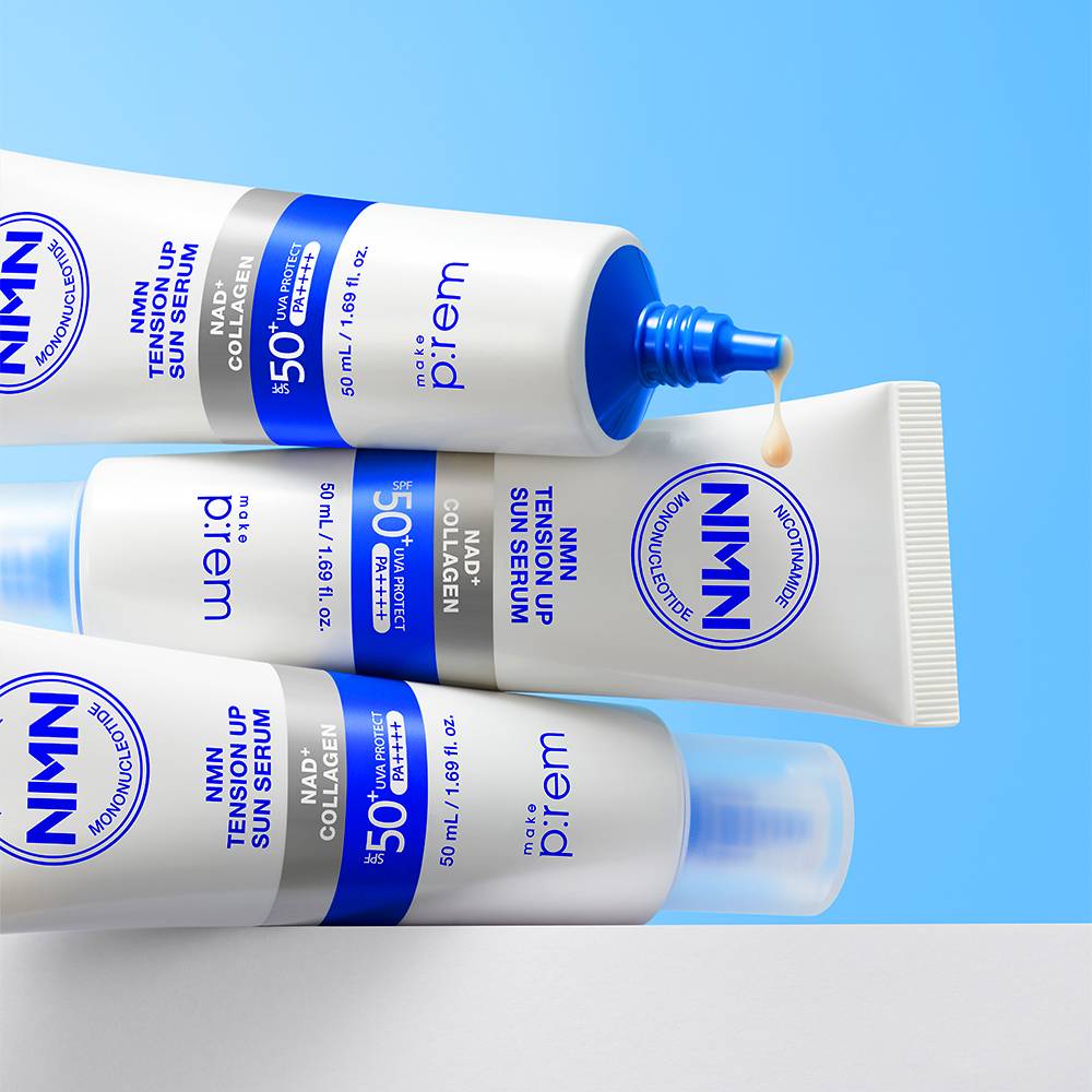 make p:rem NMN Tension Up Sun Serum SPF50+ PA++++ 50ml