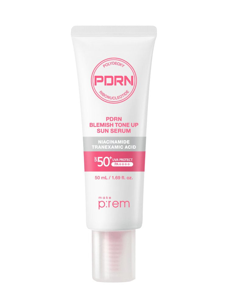 make p:rem PDRN Blemish Tone Up Sun Serum SPF50+ PA++++ 50ml