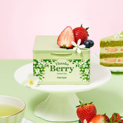 [MANYO FACTORY] Thanks Berry Green Tea Mask 310ml(30sheets) - JOSEPH BEAUTY
