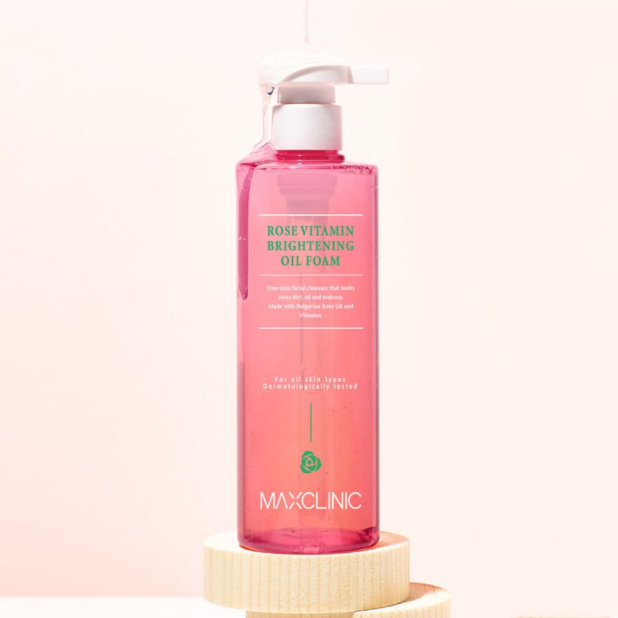 MAXCLINIC Rose Vitamin Brightening Oil Foam 310g