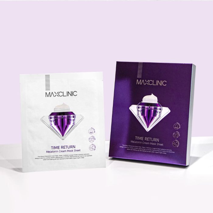 MAXCLINIC Time Return Melatonin Cream Mask 28g X 4ea