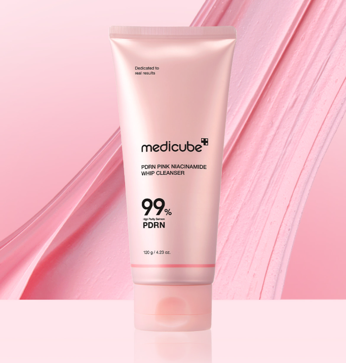 medicube PDRN Pink Niacinamide Whip Cleanser 120g