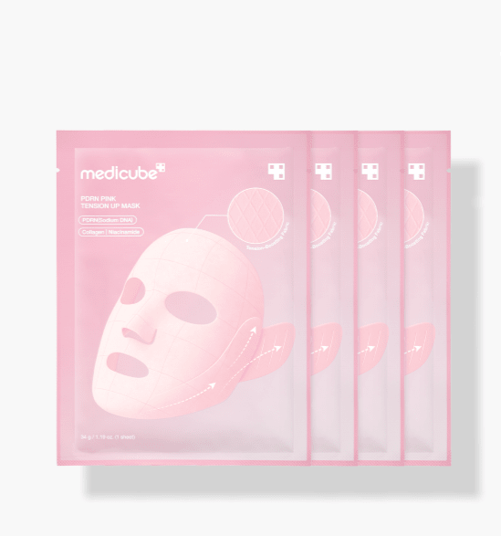 medicube PDRN PINK TENSION UP MASK SET 34g X 4ea - JOSEPH BEAUTY