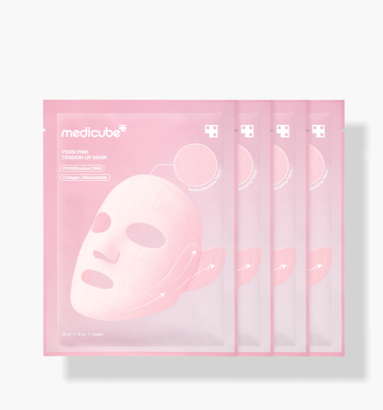 medicube PDRN PINK TENSION UP MASK SET 34g X 4ea | JOSEPH BEAUTY