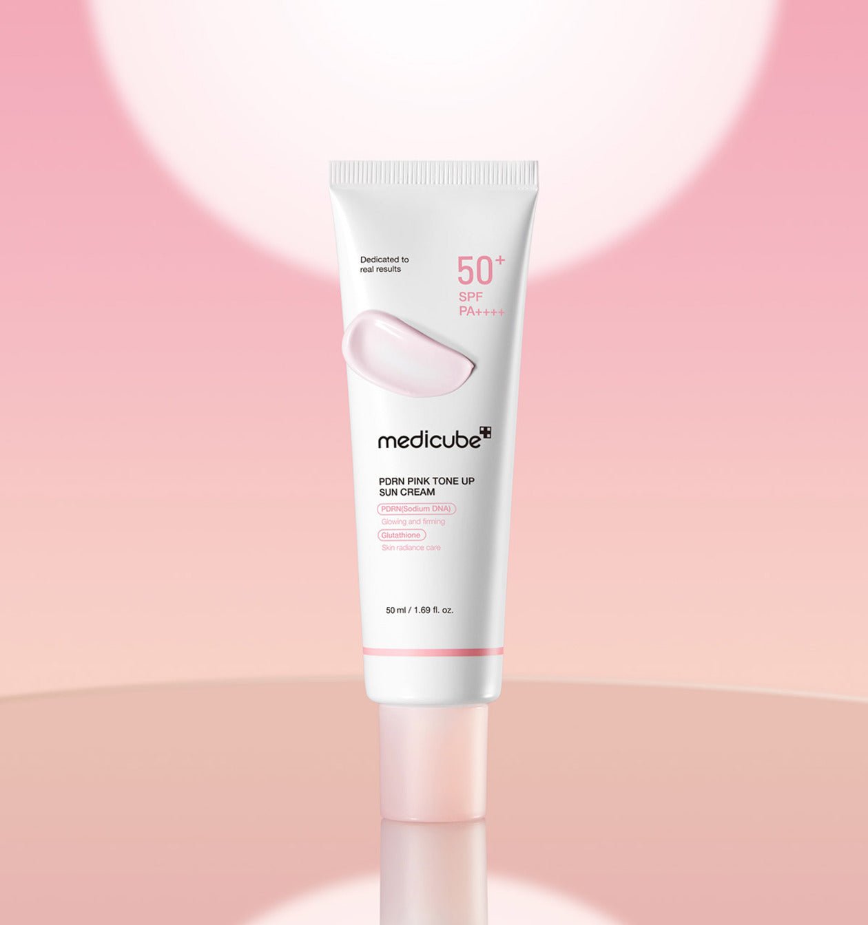 medicube PDRN Pink Tone Up Sun Cream 50ml - JOSEPH BEAUTY