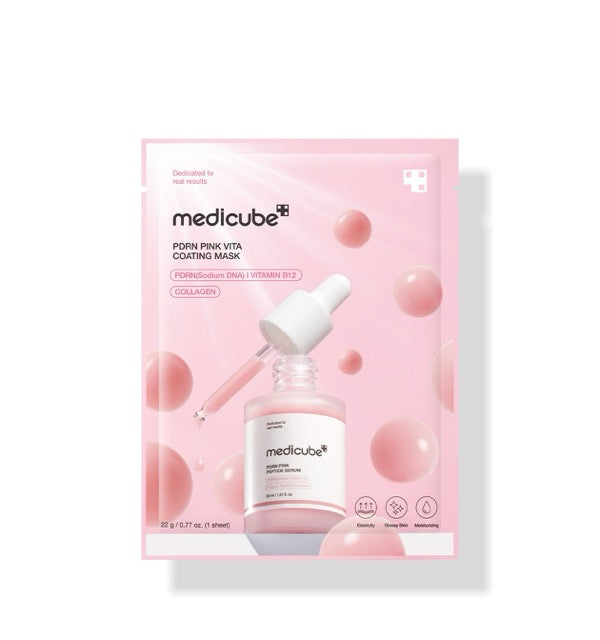medicube PDRN Pink Vita Coating Mask 22g X 5ea