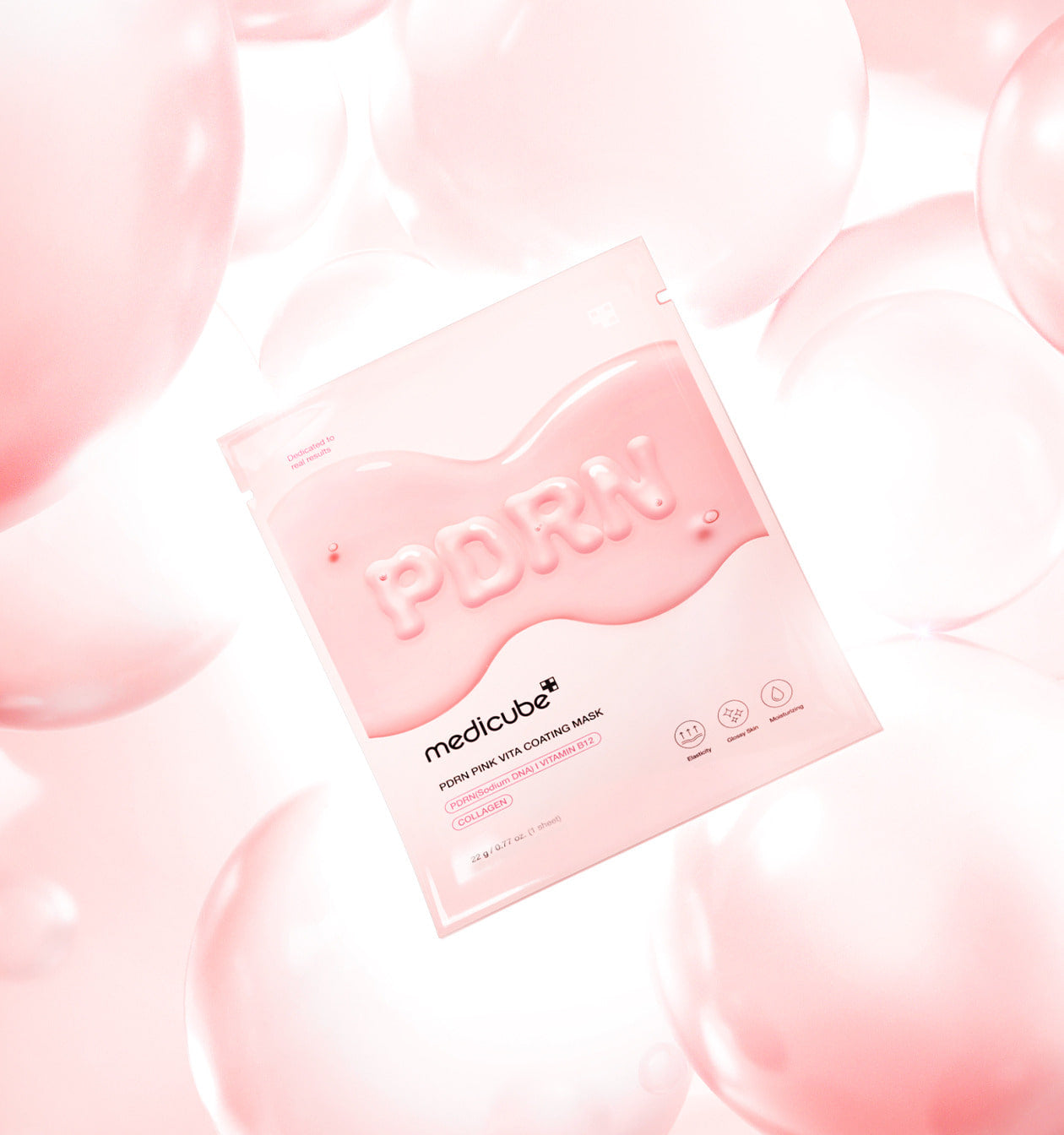 medicube PDRN Pink Vita Coating Mask 22g X 5ea