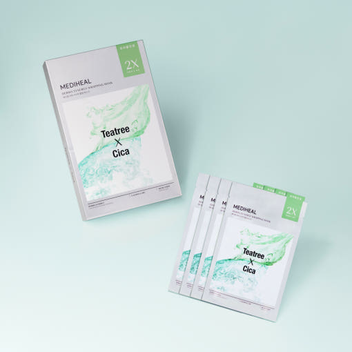 MEDIHEAL Derma Synergy Wrapping Mask Calming Care (Tea Tree X Cica) 25ml X 14ea