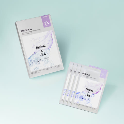 MEDIHEAL Derma Synergy Wrapping Mask Pore Care (Retinol X LHA) 25ml X 14ea