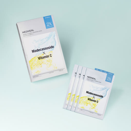 MEDIHEAL Derma Synergy Wrapping Mask Toning Care (Madecassoside X Vitamin C) 25ml X 14ea