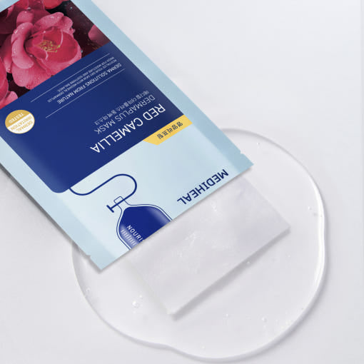 MEDIHEAL Masque Dermaplus 22ml X 10p #Camélia Rouge