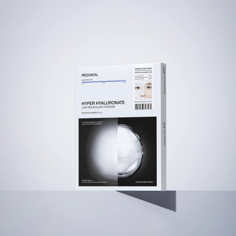 MEDIHEAL Hyper Hyaluronate Gel Mask 34g X 10ea - JOSEPH BEAUTY