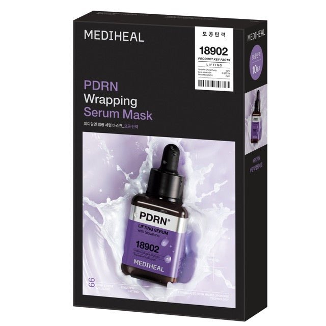 MEDIHEAL PDRN Wrapping Serum Lifting Mask 25ml X 10ea - JOSEPH BEAUTY