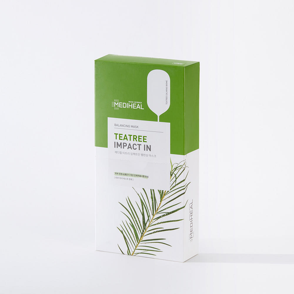 MEDIHEAL Teatree Impact In Balancing Mask 24ml X 10ea