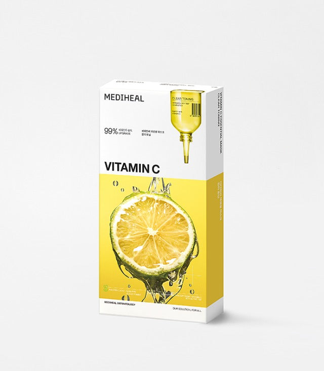 MEDIHEAL Vitamin C Essential Mask Clear Toning 24ml X 10ea