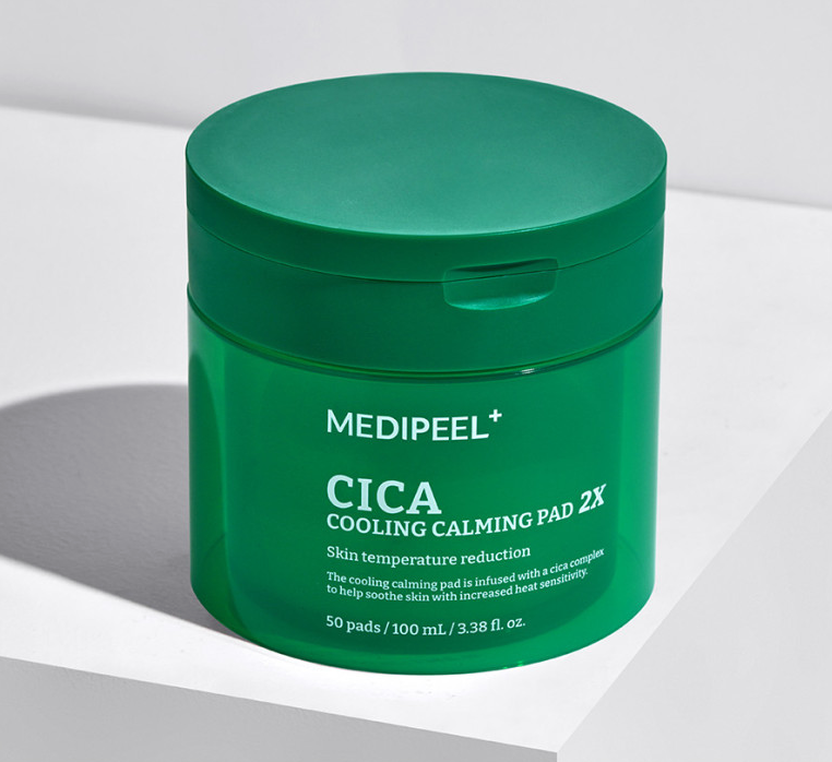 MEDIPEEL CICA COOLING CALMING PAD 2X 100ml / 50pads