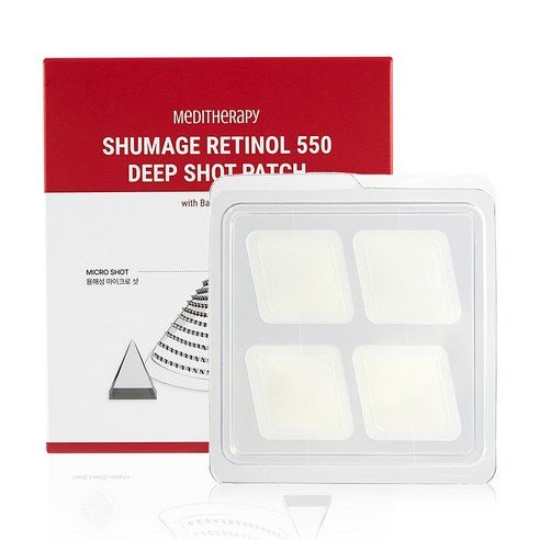 MEDITHERAPY Shumage Retinol 550 Deep Shot Patch 4patches (32mm X 38mm) - JOSEPH BEAUTY