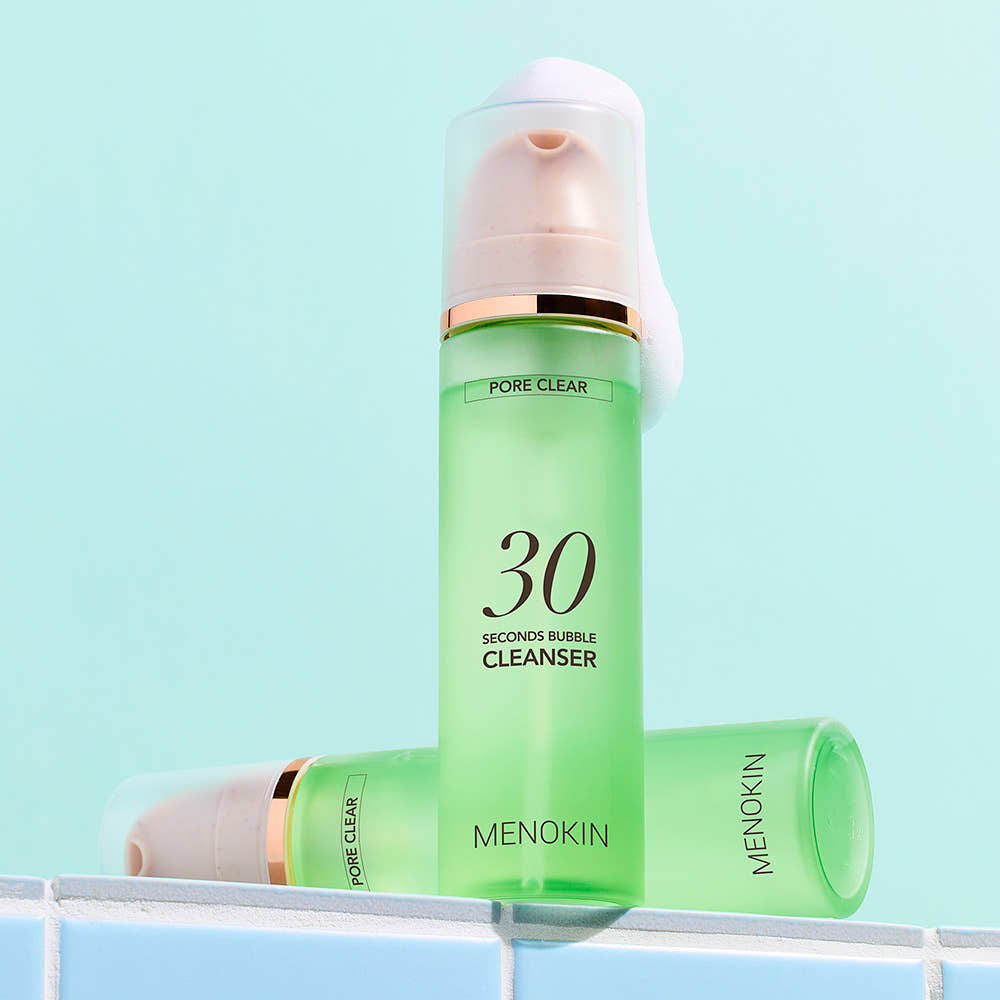 MENOKIN 30 Seconds Bubble Cleanser 150ml #PORE CLEAR