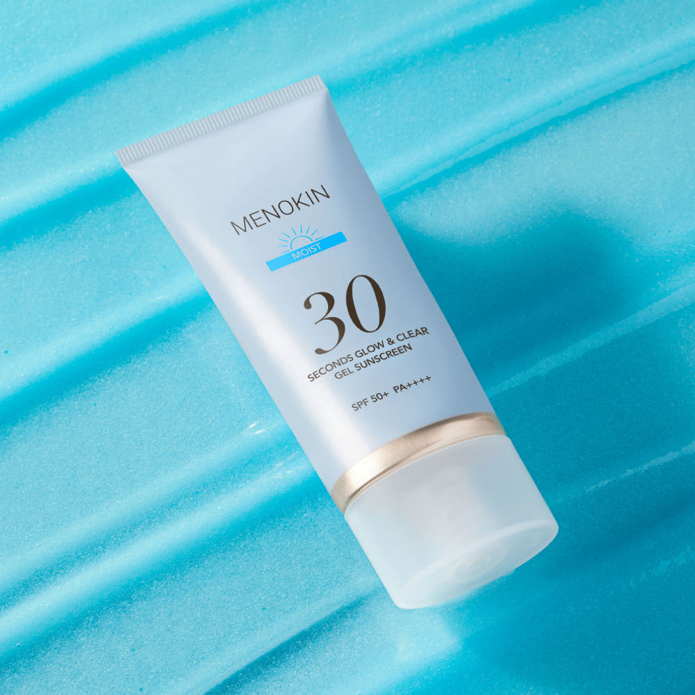 MENOKIN 30 Seconds Glow & Clear Gel-Sonnencreme LSF50+ PA++++ 50ml #FEUCHTIGKEIT