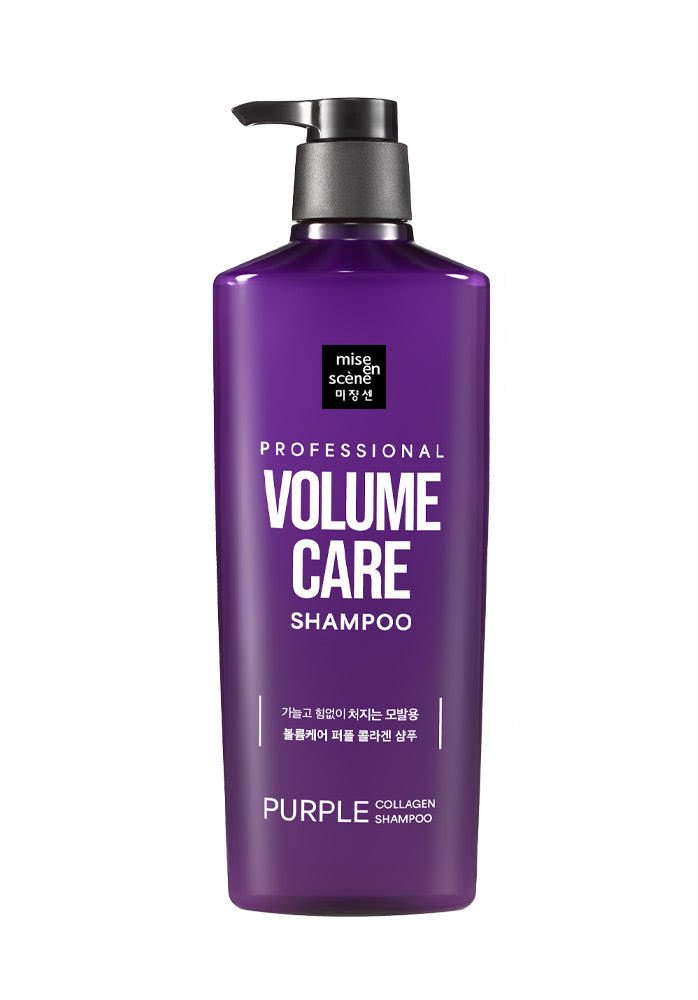 [mise en scene] Volume Care Purple Collagen Shampoo 680ml - JOSEPH BEAUTY