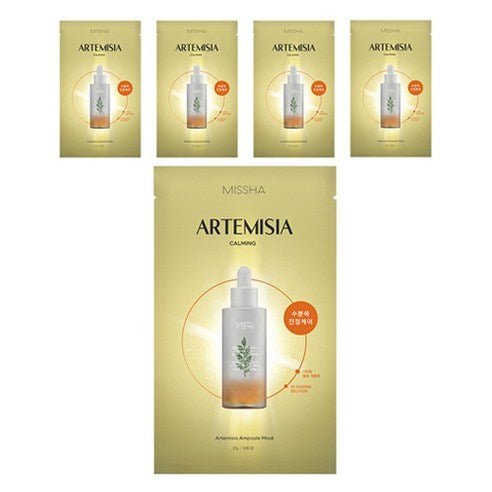 MISSHA Artemisia Ampoule Mask 27g X 5ea - JOSEPH BEAUTY