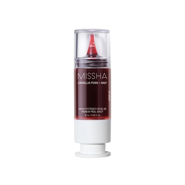 MISSHA Camellia PDRN NAD+ High-Potency Acid 25 Renew Peel Shot 15ml