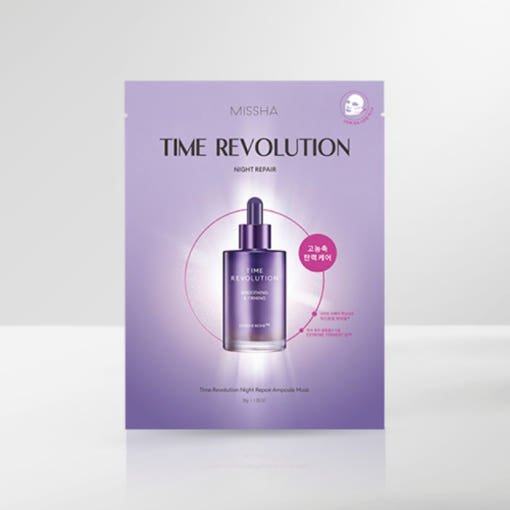 MISSHA Time Revolution Night Repair Ampoule Mask 30ml X 5ea - JOSEPH BEAUTY