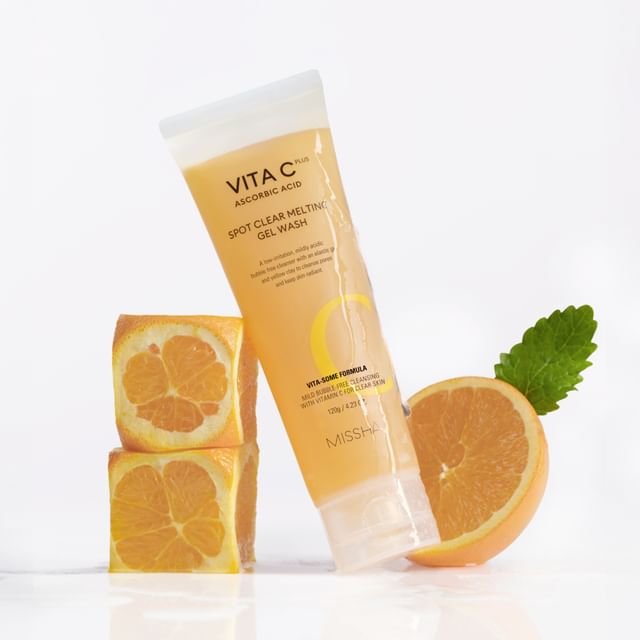 MISSHA Vita C Plus Ascorbic Acid Spot Clear Melting Gel Wash 120g