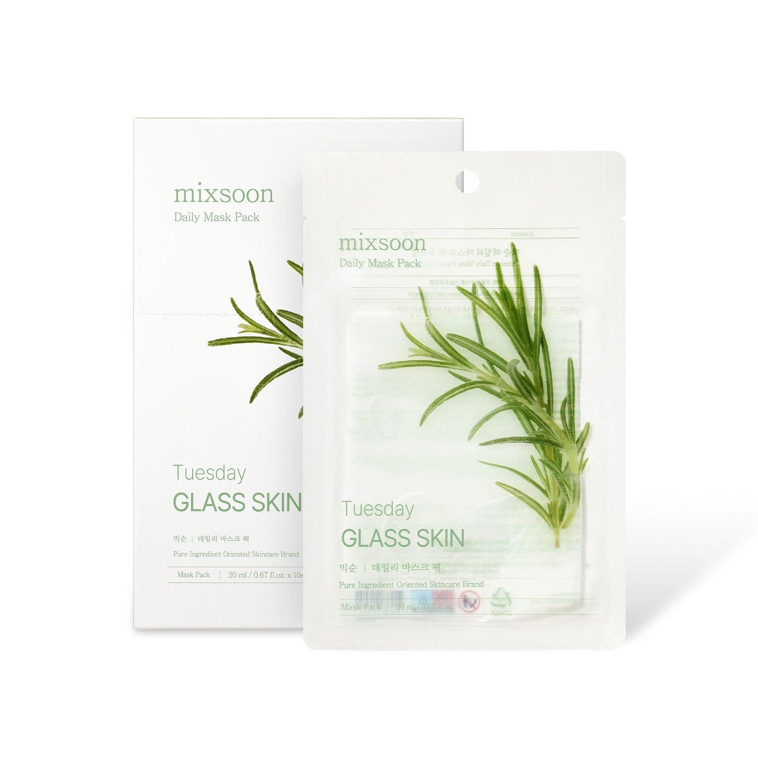 mixsoon Daily Mask Pack Tuesday 20ml X 10ea