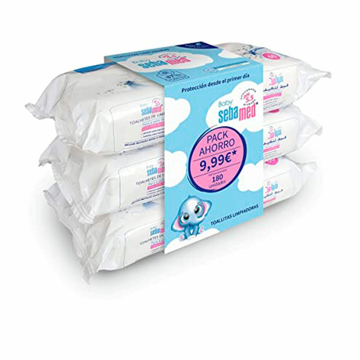 Moist Wipes Sebamed Baby Toallitas Limpiadoras 180 Units - JOSEPH BEAUTY